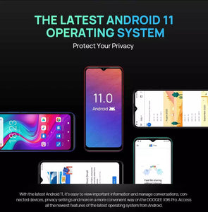 X96 Pro 4GB Ram 64GB 13MP Quad Camera Smart Phone Cellular Mobile Phone Android
